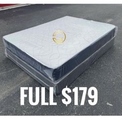 Full Size Mattress Set – Medium Comfort – Available Today 🚚