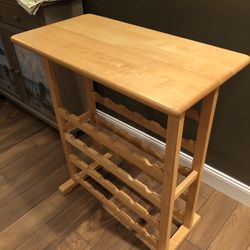 Solid Oak Wine Rack