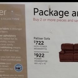 2-Double manual Recliner Couches