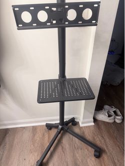 Rolling TV Stand with Shelf for 23-65 inch