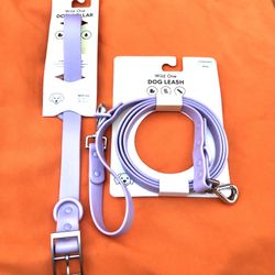 Dog Leash And Collar Large 