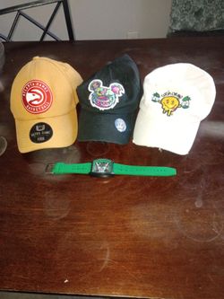 Hats and watch