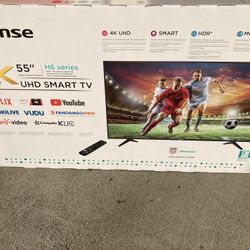 55” Inch Hisense Smart Android UHDTV 4K