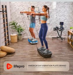 Lifepro Rumblex Max 4D Vibration Plate Exercise Machine with 99 Speeds
3 Motors, 500 lb Capacity