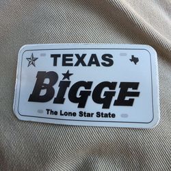 BIGGE Crane And Rigging  Hardhat Sticker 2"X3" Approx