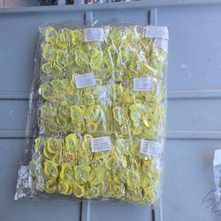 Handmade yellow butterflies for crafts