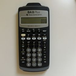 Texas Instruments BA II Plus Business Analyst  calculator