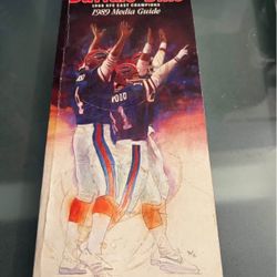 (4) Buffalo Bills Media Guides 