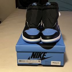 MENS JORDAN 1 OG HIGH UNC TOE SIZE 11