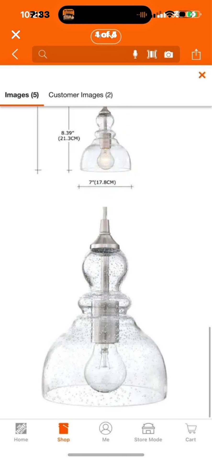 Hukoro 3-Pack 1-light Brushed Nickle Mini Pendant Light