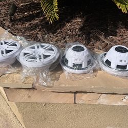 4 Rockford Fosgate MO-65 White Marine Speakers