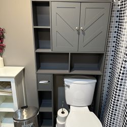 over the toilet storage shelf 
