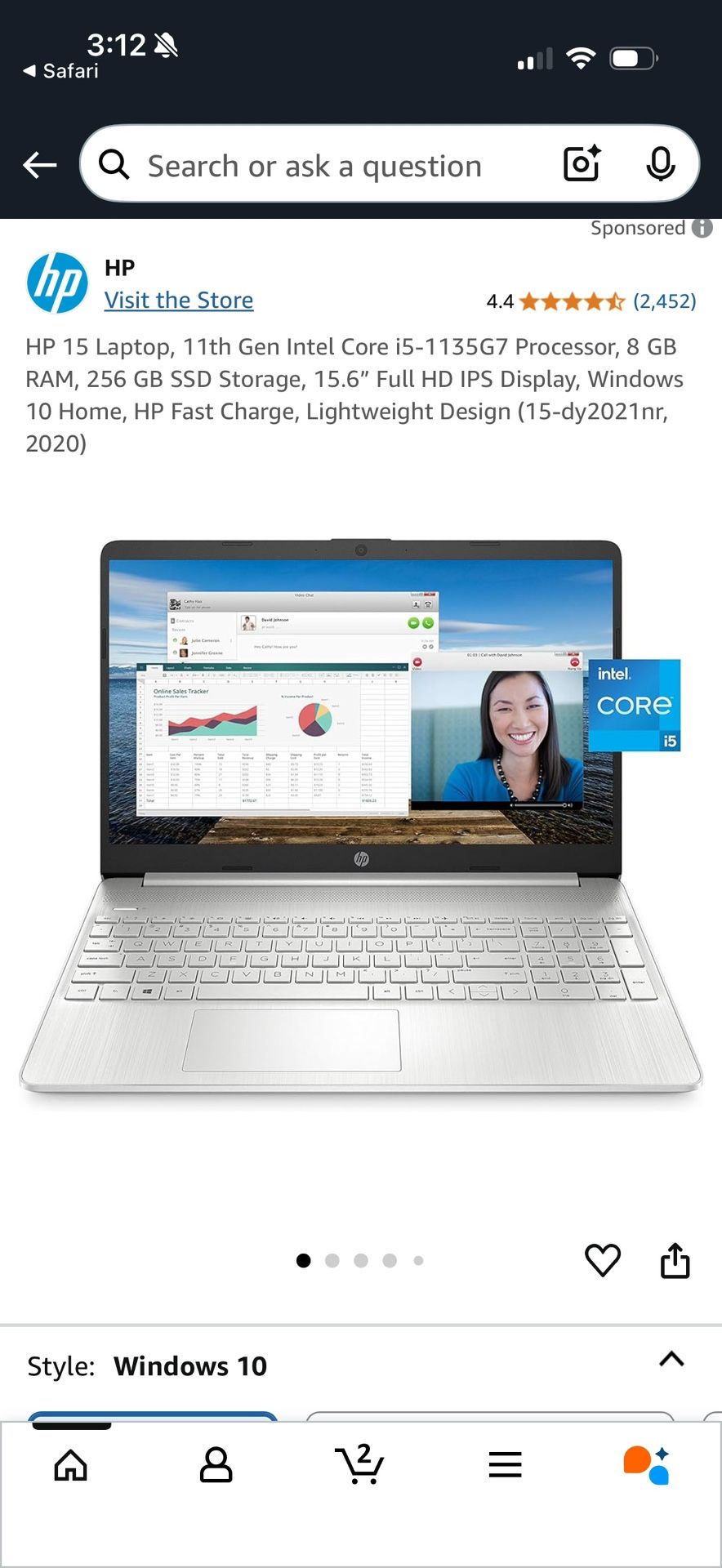 hp laptop