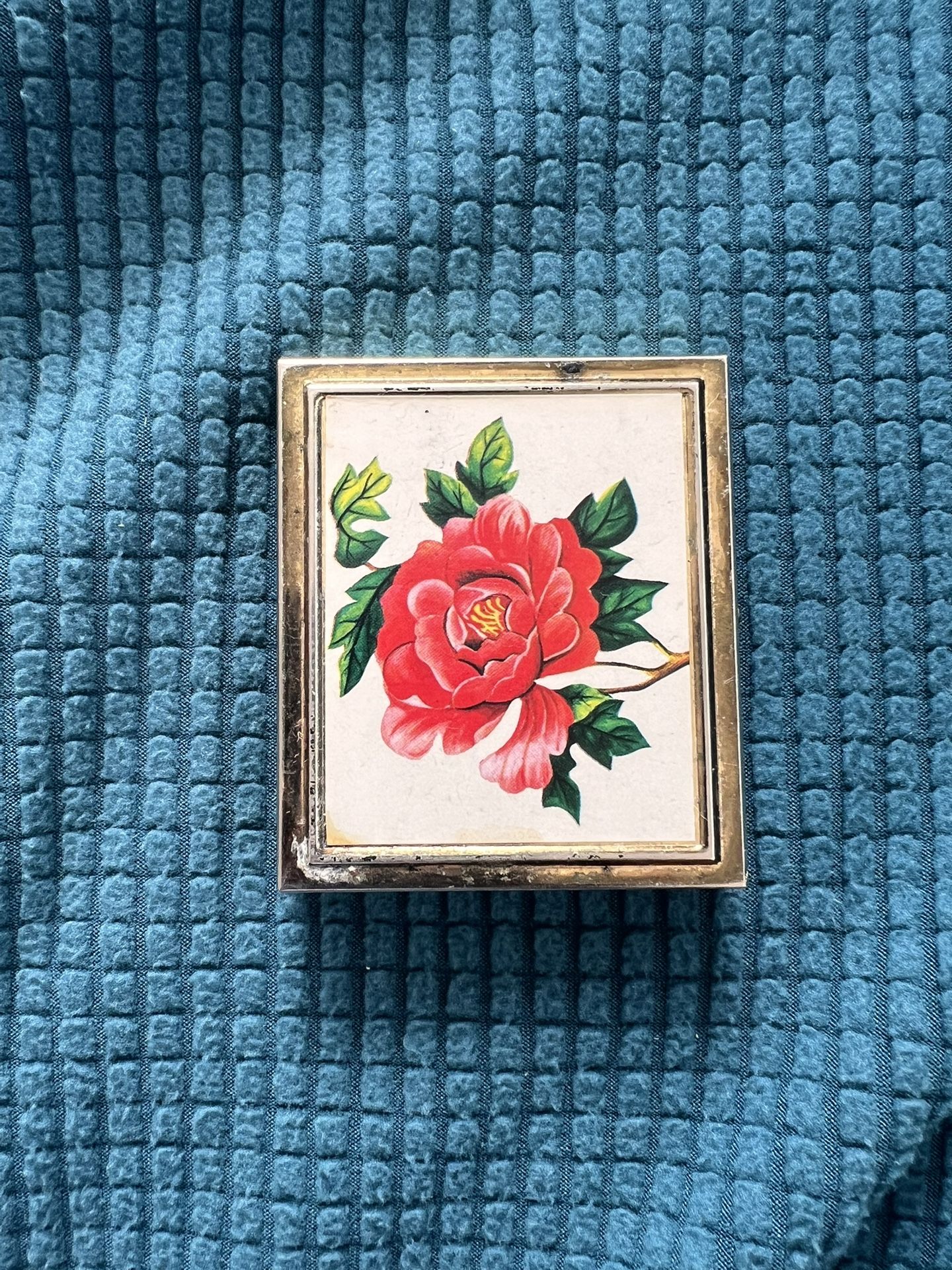 Vintage Mirror And Pill Box