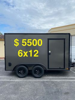 BRAND NEW 6x12 ENCLOSED TRAILER