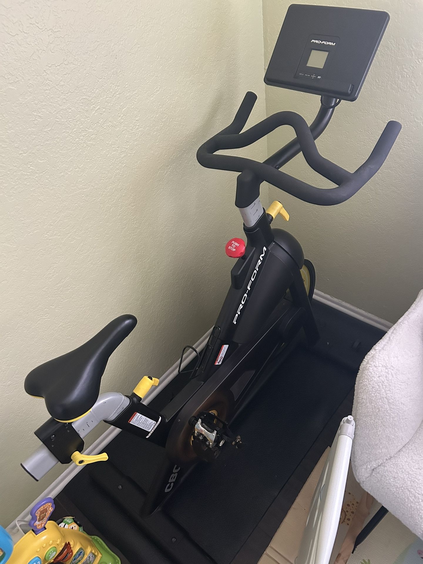 Proform CBC Tour De France Indoor Stationary Bike with Mat