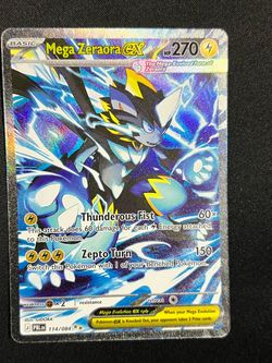 Mega Zeraora EX SIR 114/084 Pitch Black