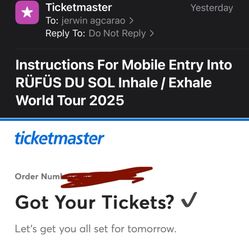 Rufus Du Sol  Rose Bowl