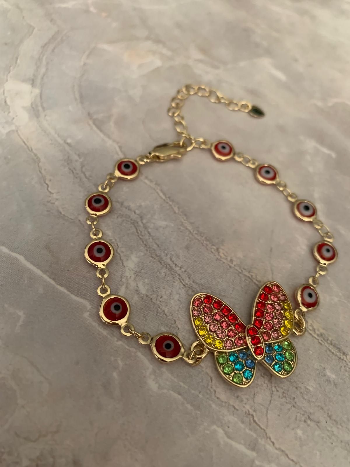 Butterfly Bracelet In gold Plated