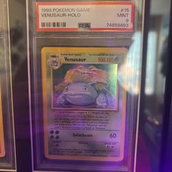 PSA 9 Base set Venusaur 