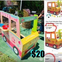 $20 Pretending Cooking Wooden kids size Taco 🌮 Shop Food Truck