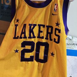Throwback Nike GARY PAYTON LAKERS JERSEY. 