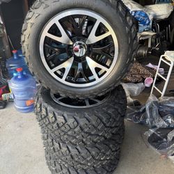 Off-roading Golf Cart Wheels