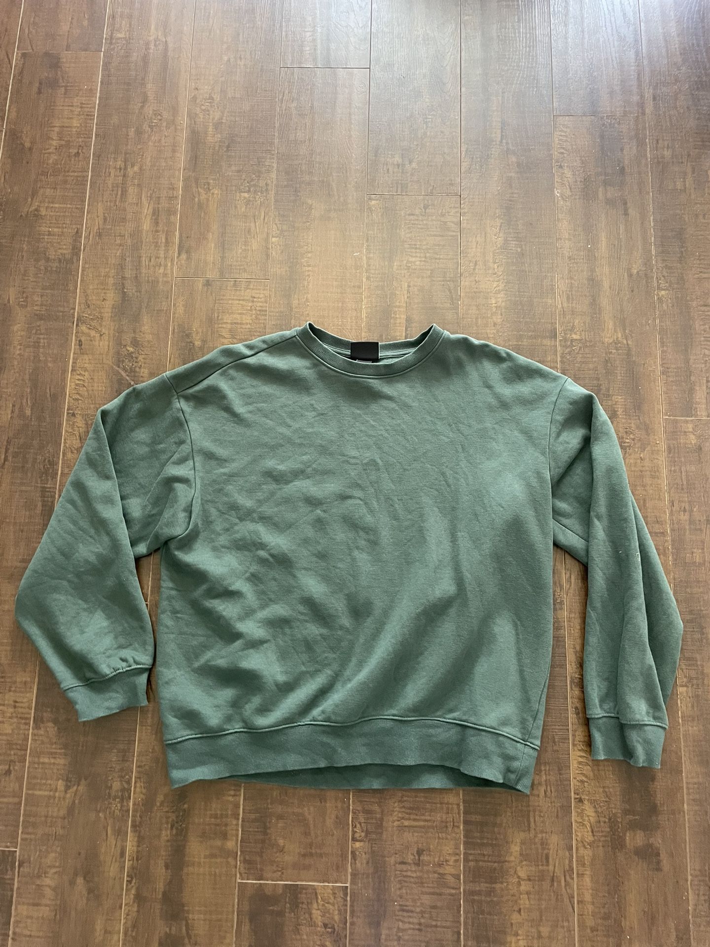 Green Plain Sweatshirt
