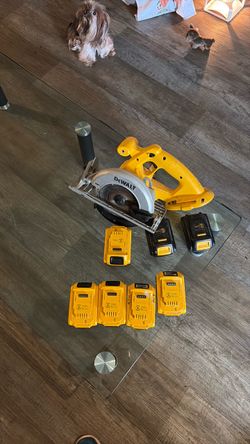 Dewalt batteries and skillsaw