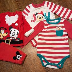 Mickey Christmas Toddler Outfits $16