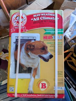Brand new doggy door