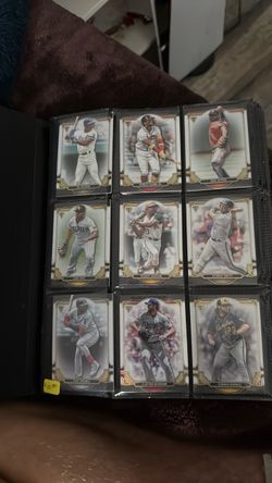 Full set of triple threat baseball cards