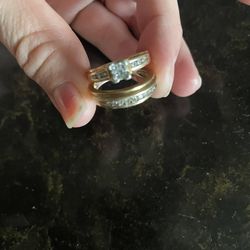 Wedding Band And Engagement Ring