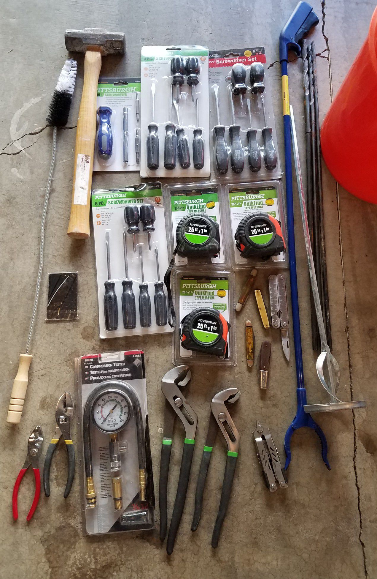 Bucket of tools