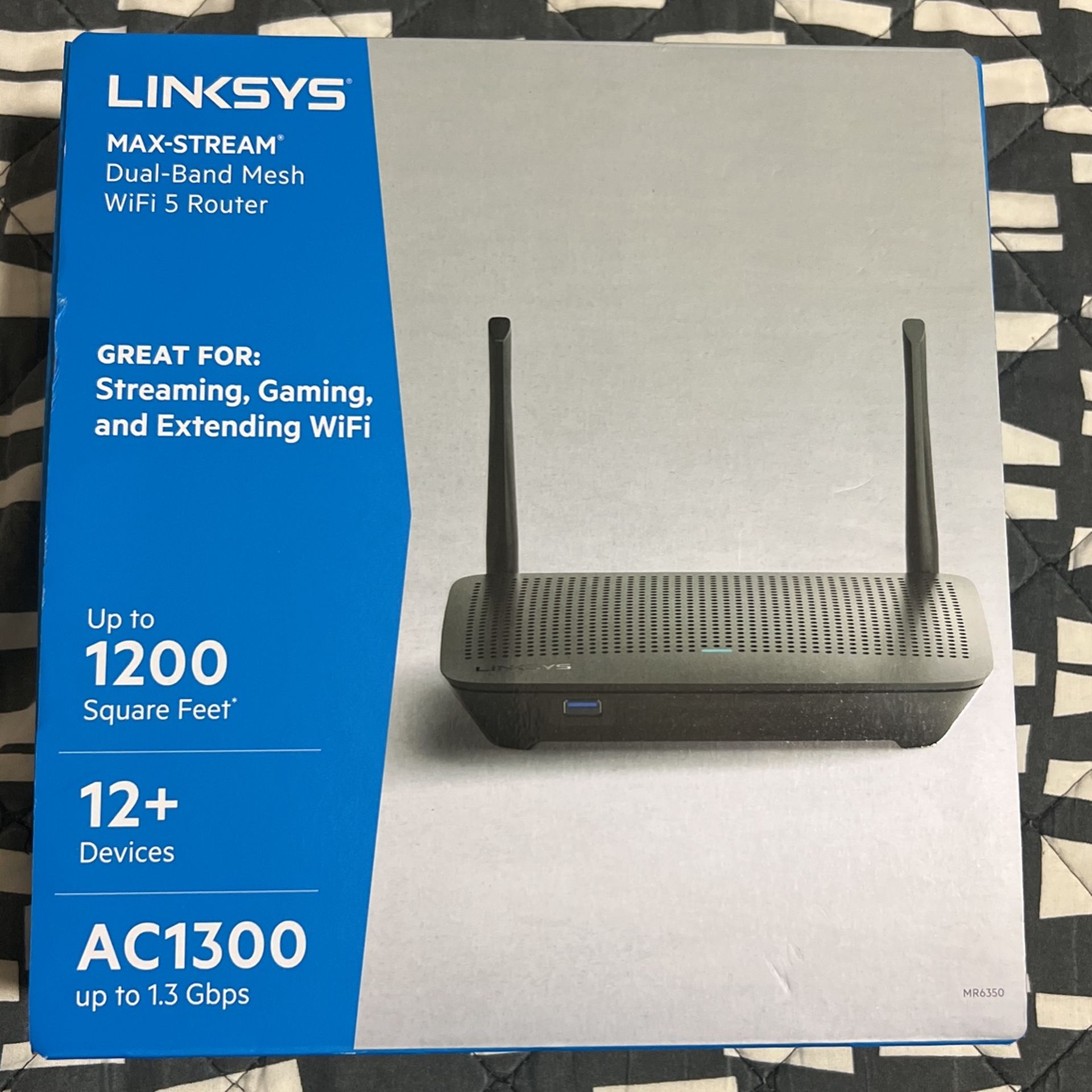 Linksys - MAX  Steam Dual Band WiFi Router 