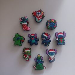 Stitch Christmas Croc Charms 