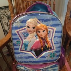New Disney Frozen Backpack, Bucket And Dolls Included