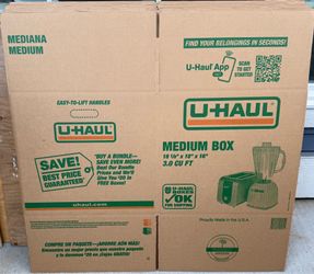 12 Brand New Unused Uhaul Boxes