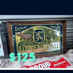 Lowenbrau Bar Mirror 