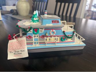 Vintage Department 56 “The Jingle Belle” Houseboat – Original Snow Village