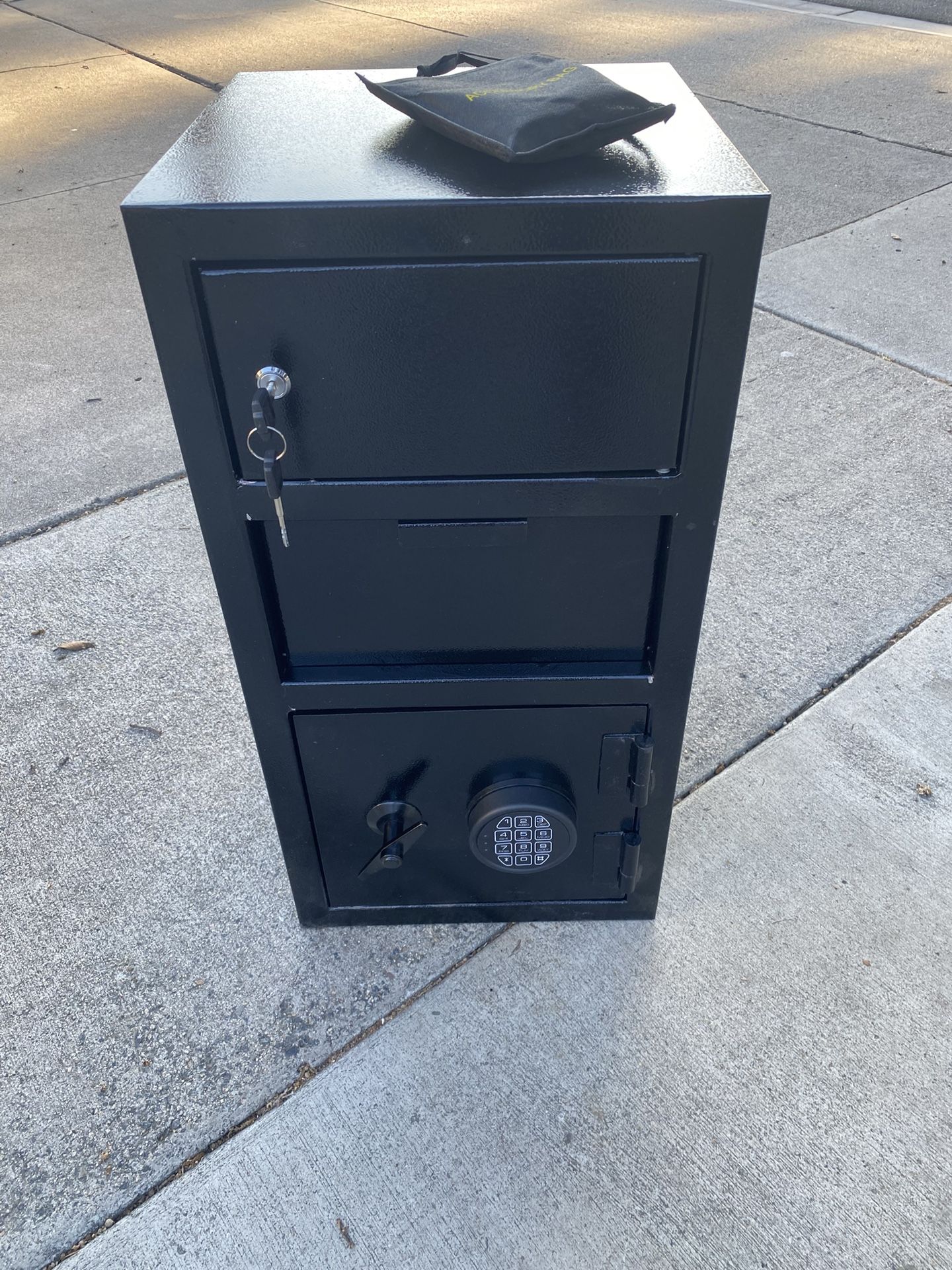 Brand New Heavy Duty Drop Off Safe For $90
