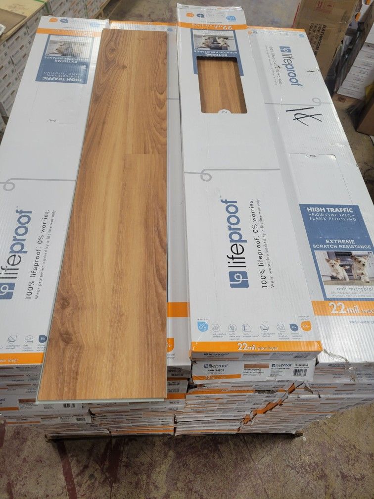 Lifeproof Waterproof Vinyl Flooring Pinecrest Place Oak 22mil