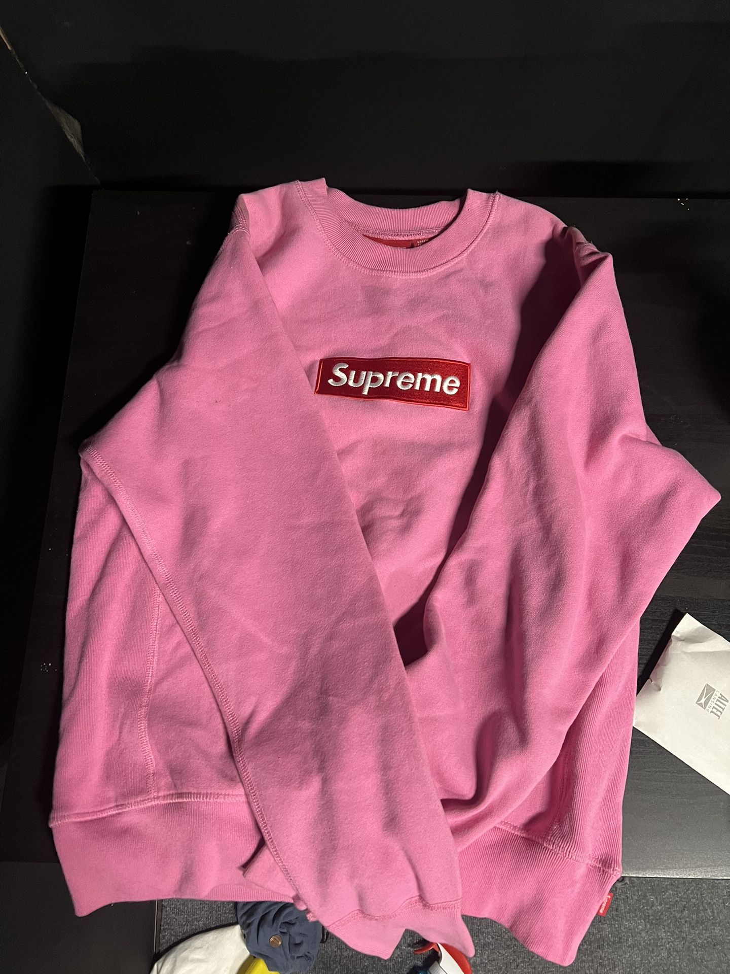 Pink Supreme Crewneck