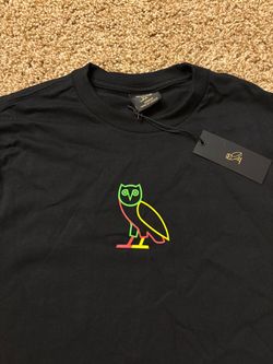 NWT Drake October's Very Own OVO Rasta Owl T Shirt Womens Size Medium Black