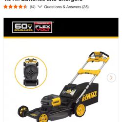 FLEXVOLT 2x60V MAX 21 in. Cordless Battery Powered Self Propelled Lawn Mower (Tool Only) Brand New 400