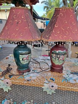Beatiful pair of lamps..