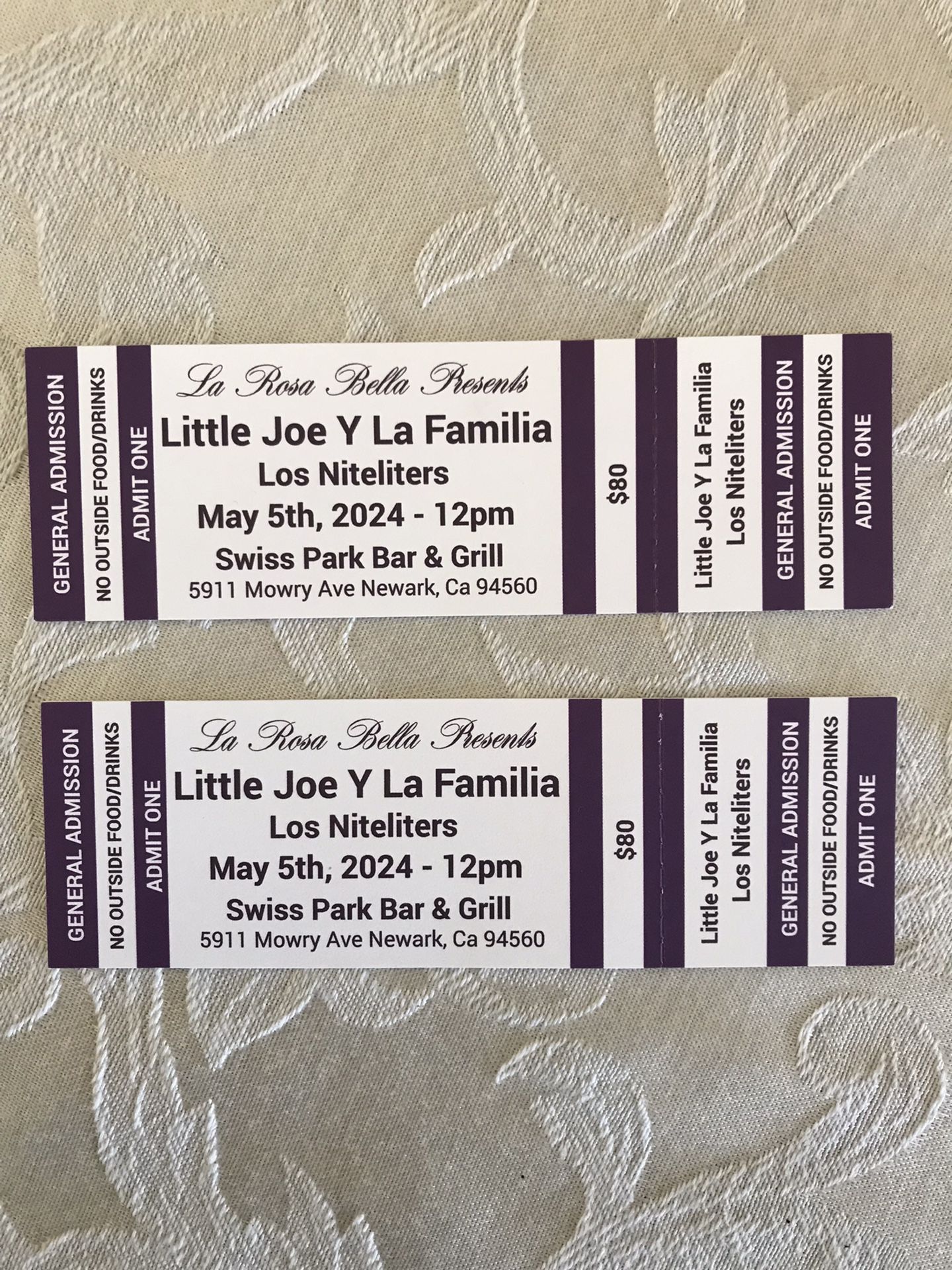 Little Joe Concert Tickets