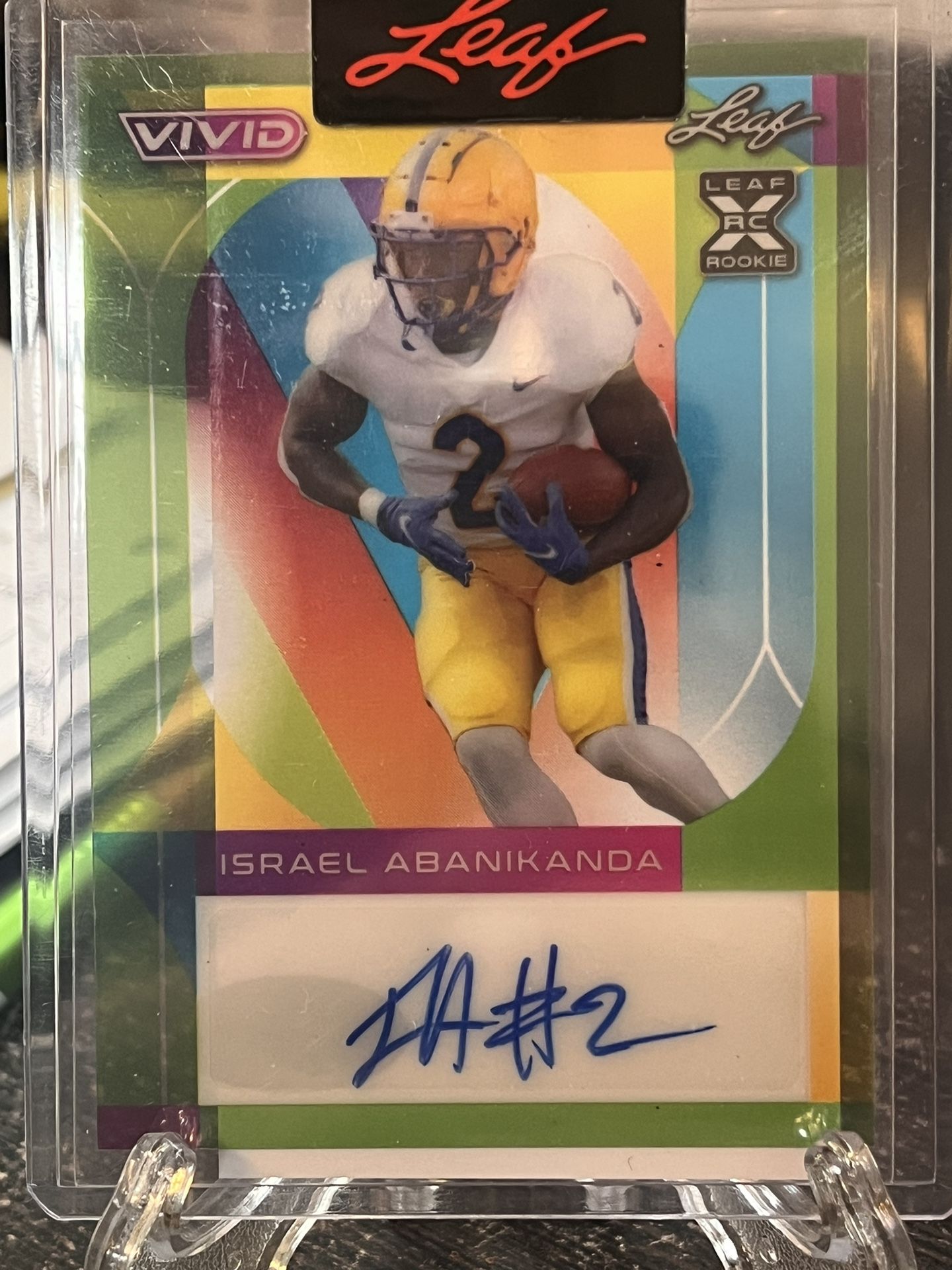 1/1 Auto Israel Abanikanda 