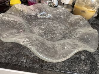 Large Glass Decorative Bowls