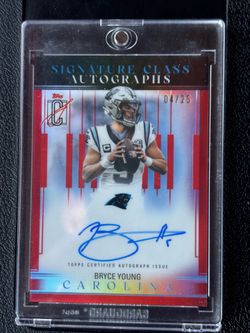 Bryce Young /25 Signature Class Autographs
